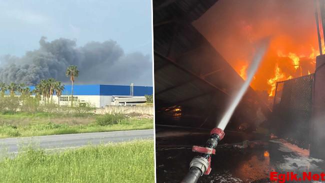 Son dakika… Geri dönüşüm fabrikasında yangın: Ekipler müdahale ediyor! Patlama sesleri de duyuldu