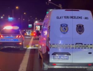 Sultanbeyli TEM Otoyolu’nda taksinin çarptığı yaya hayatını kaybetti