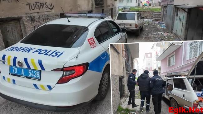 Trafik ekibinin ‘dur’ ihtarına uymadı: Çıkmaz sokağa girince yakalandı! 450 bin lira ceza yedi
