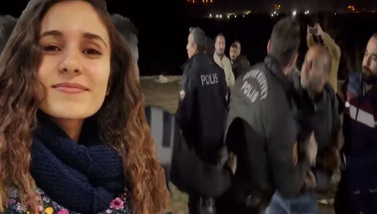 Tunceli Adliyesi önünde bekleyen Gülistan Doku’nun ailesi ile şüpheli yakınları arasında arbede