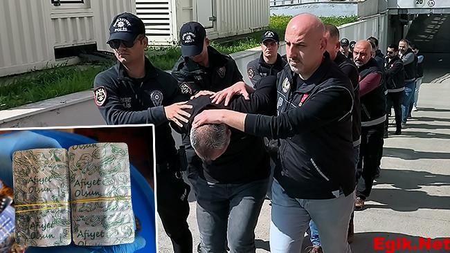 Uyuşturucu hapları böyle kamufle etmişler: 7 kişi tutuklandı