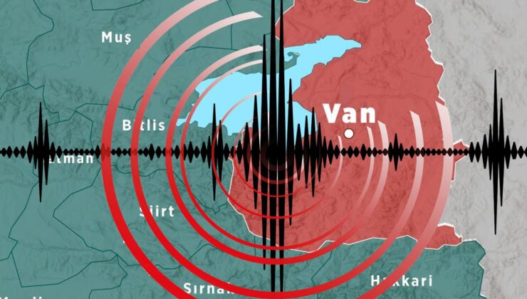 Van’da 5,2 büyüklüğünde deprem