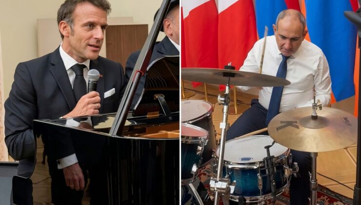 AB Zirvesi’ne damga vuran an: Paşinyan çaldı, Macron söyledi