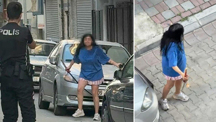 Aydın’da korku dolu anlar! Kılıçla kendisine ve ailesine zarar verdi, biber gazıyla etkisiz hale getirildi