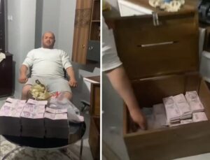 Balya balya para ile kameraların karşısına geçen besici meydan okudu