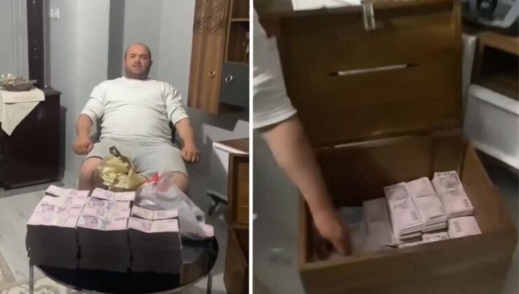Balya balya para ile kameraların karşısına geçen besici meydan okudu