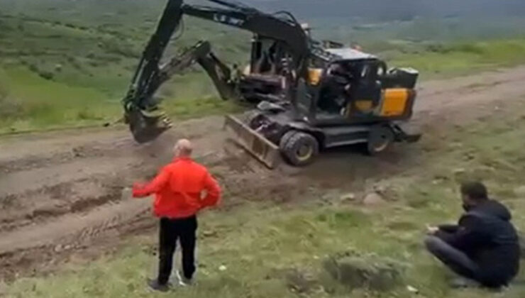 Bayram trafiğinden kaçıp köy yoluna giren sürücülere büyük şok!
