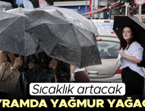 Bayramda yağmur var