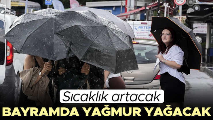 Bayramda yağmur var
