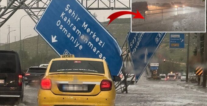 Gaziantep’i “süper hücre” vurdu! 23 kişi yaralandı, okullar tatil edildi