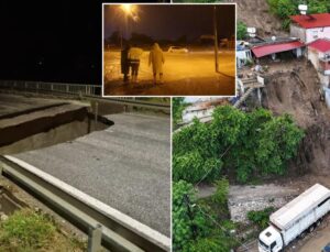 Hatay’da aşırı yağış hayatı felç etti! Köprü ve ev yıkıldı, kahreden haber geldi