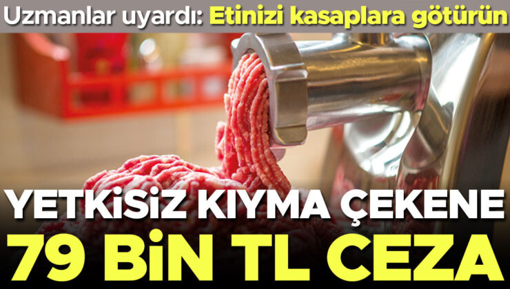 Kaçak çekime 79 bin TL