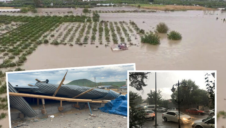 Meteoroloji uyarmıştı: Sağanak sonrası felaketi yaşadılar! Yurdun farklı noktalarından şok görüntüler