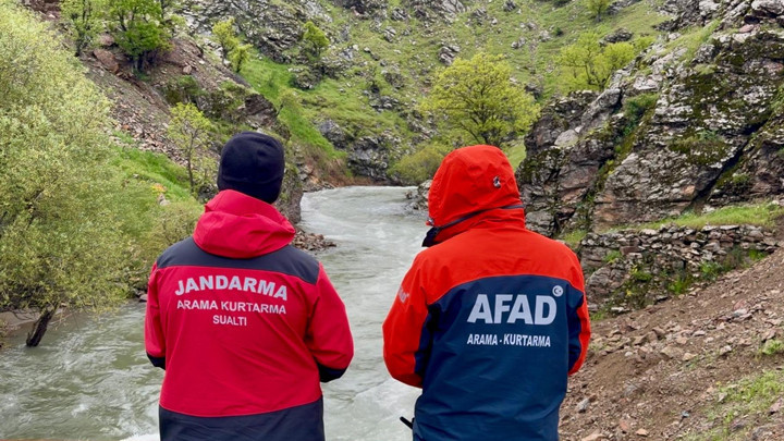 Muş’ta dereye düşen Gülsima Yıldız’ı arama çalışmaları sürüyor