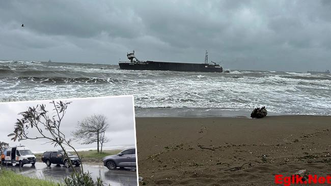 Son dakika… Sakarya’da kargo gemisi karaya oturdu: Kurtarma çalışmaları başladı
