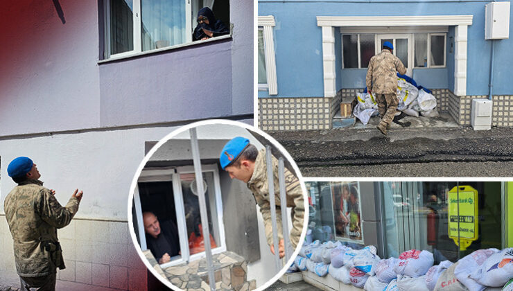 Tüm ilçede teyakkuza geçildi! Sel sonrası mahalleler tahliye edildi, kum torbaları ile bariyer oluşturuldu