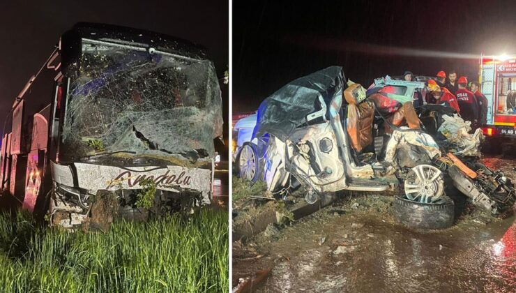 Uşak’ta 7 aracın karıştığı feci kaza: 4 ölü, 17 yaralı
