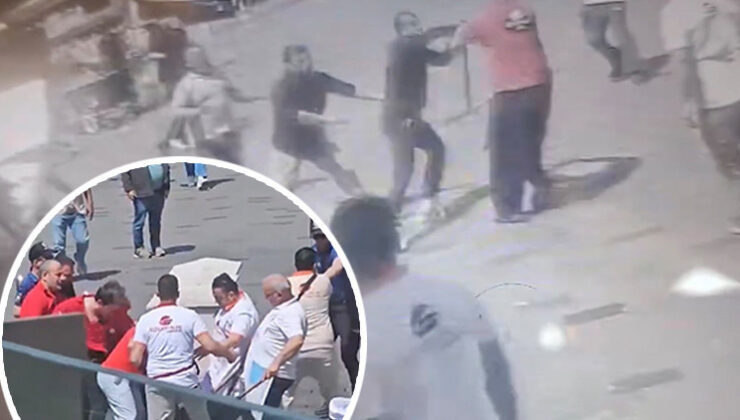 Yer: Taksim! Esnafı sindireceklerini sandılar: Sopalarla gelip tekme tokat dayak yediler
