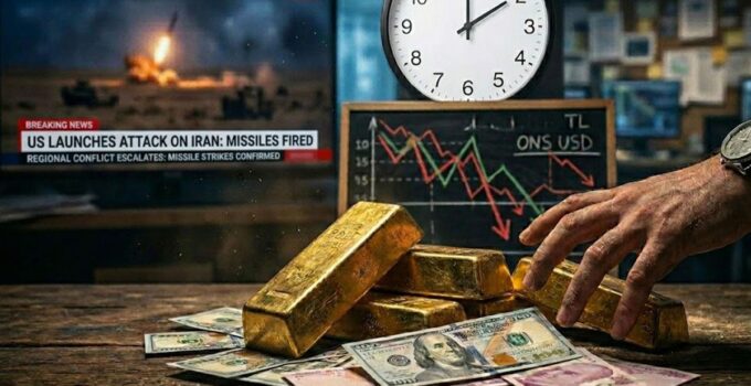 ABD İran’a saldırı başlattı, altın 6 bin TL barajının altına düştü