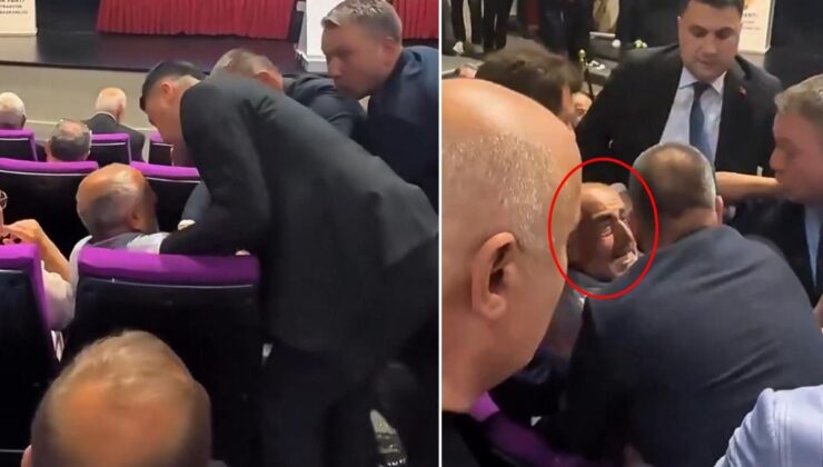 Belediye başkanına tepki gösterince yaka paça salondan atıldı: Yalan konuşuyorsun
