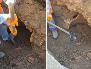 Görüntü Türkiye’den! Belediye işçisi “Define buldum” diye sevindi ama…