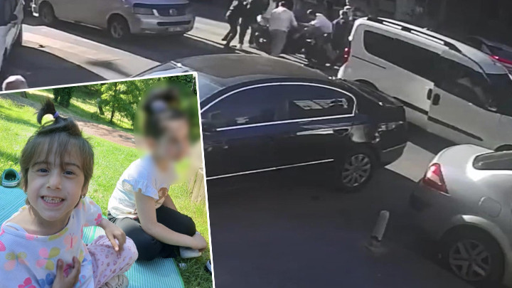 Kağıthane’de 5 yaşındaki Zümre’nin öldüğü kazada yeni görüntüler!