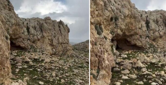 Kayıp keçilerini bulduğu mağarada gördüğüne inanamadı