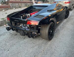 Test sürüşünde lüks otomobille cipe çarpıp kaçtı! 174 bin lira ceza yazıldı