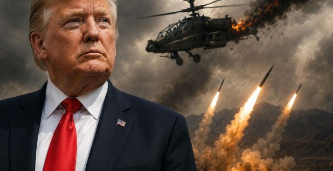 Trump: Bir helikopterimizi düşürdüler ve şimdi buna karşılık veriyoruz