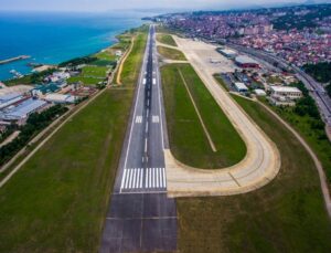 100 milyon ton kaya ile deniz doldurularak Trabzon’a yeni havalimanı inşa edilecek