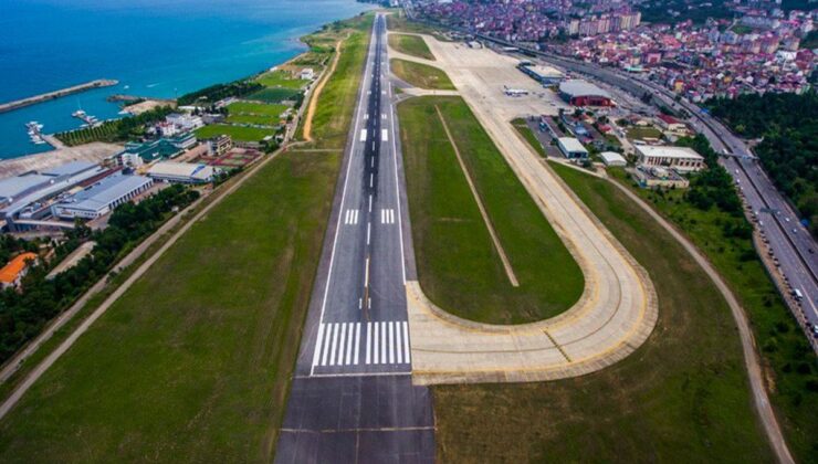 100 milyon ton kaya ile deniz doldurularak Trabzon’a yeni havalimanı inşa edilecek