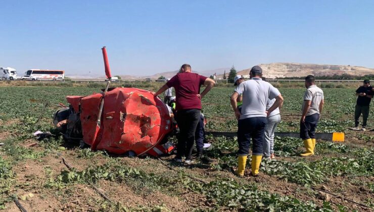 Ankara’da eğitim helikopteri düştü