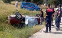Burdur’da feci kaza! Otomobil şarampole devrildi: 1 ölü, 2 yaralı