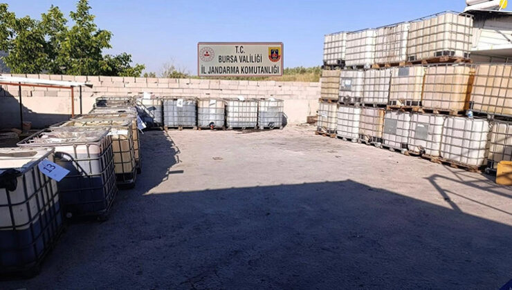 Bursa’da 10 milyon TL değerinde kaçak akaryakıt ele geçirildi: 5 gözaltı