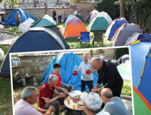 Dünyada eşine az rastlanır bir tutku | Şehre akın ettiler… Otellerde yer bulamayanlar parklarda çadır kurdu