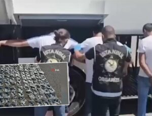 İstanbul’da durdurulan otobüsten cephanelik çıktı