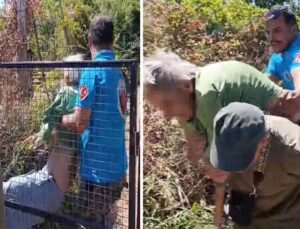 Kendini yakmak isteyen yaşlı kadın makilik alanı ateşe verdi