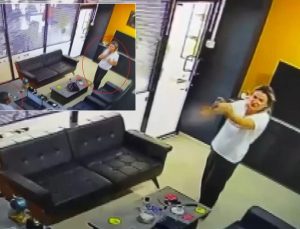 Önce emlakçıyı sonra kendini vurdu! Dehşet anları anbean kamerada