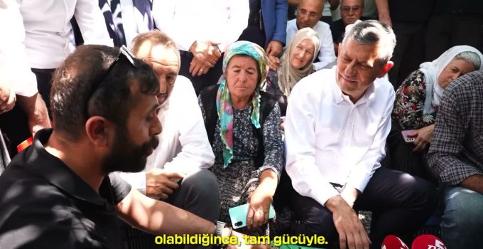 Özgür Özel: “Milletten başka gücümüz de güvencemiz de yoktur”