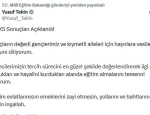 YKS sonuçları açıklandı
