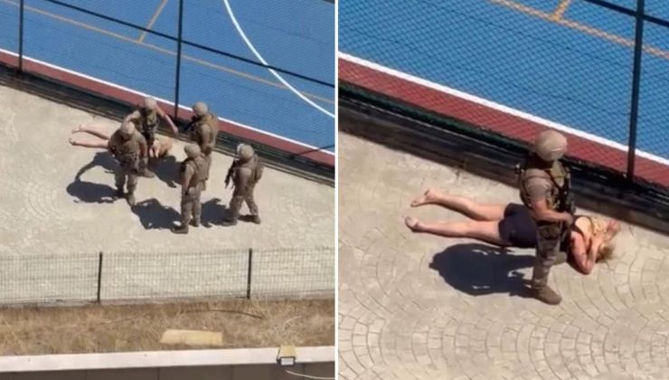 Özel harekattan lüks siteye baskın! O kadının kim olduğu ortaya çıktı
