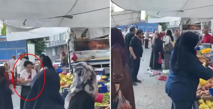 Pazarda ‘seçmece’ tartışması kanlı bitti: Esnaf, kadının kafasını kırdı